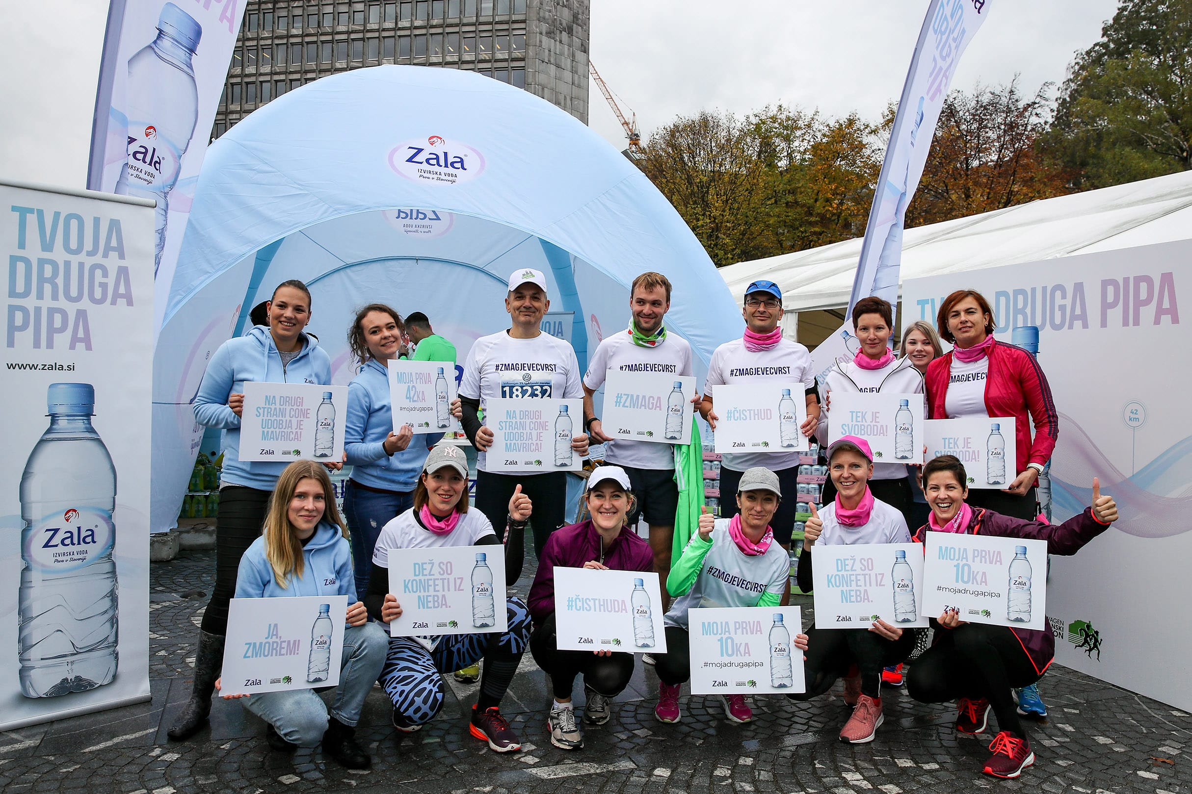 Zala teče na Volkswagen Ljubljanskem maratonu